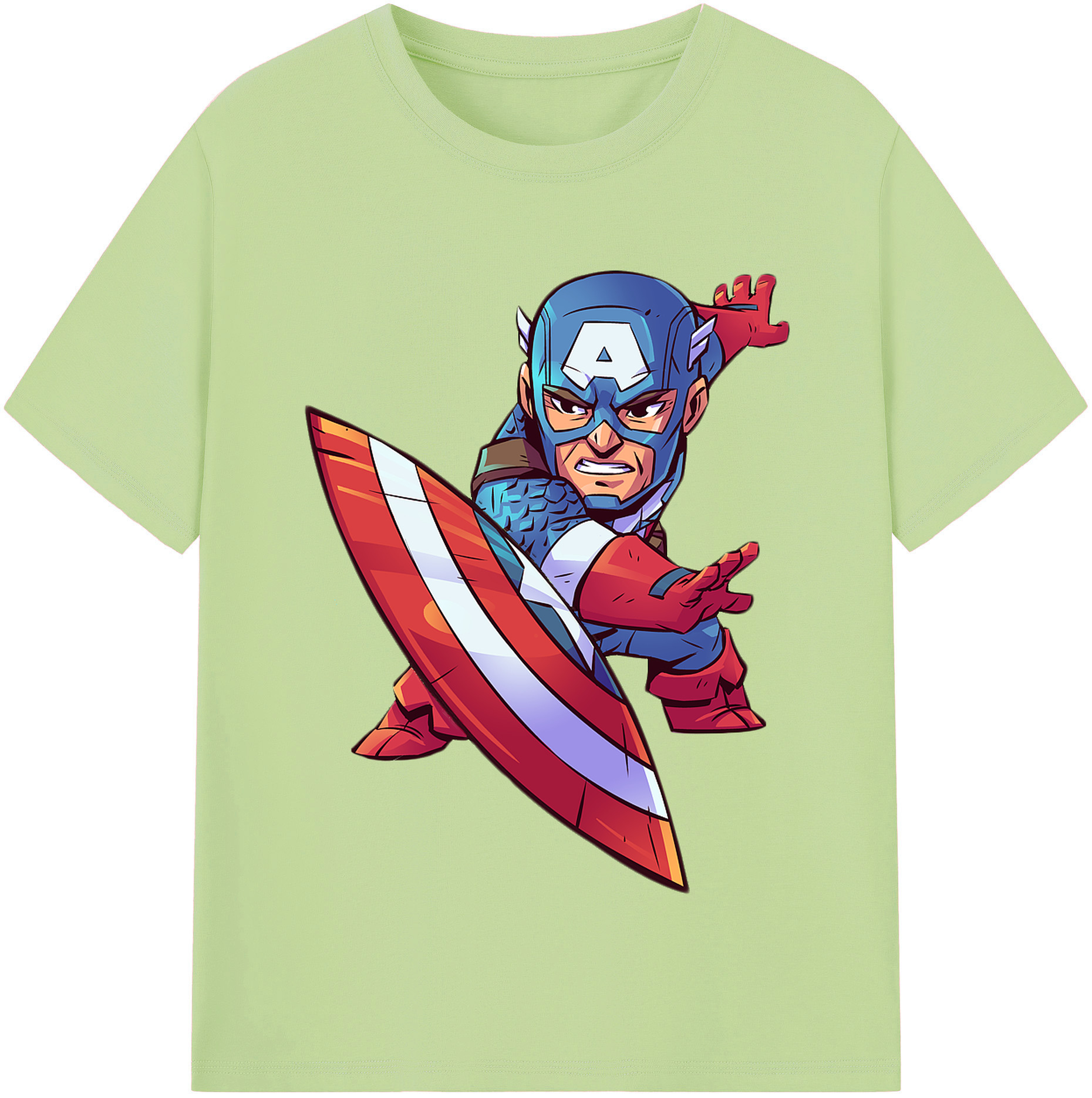 （画像用） アベンジャーズ The Avengers 綿100％半袖Tシャツ（フロントプリント）